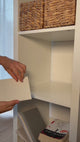 Kallax Einsatz für Bücher | Fachteiler für 2 Reihen Bücher & DVDs