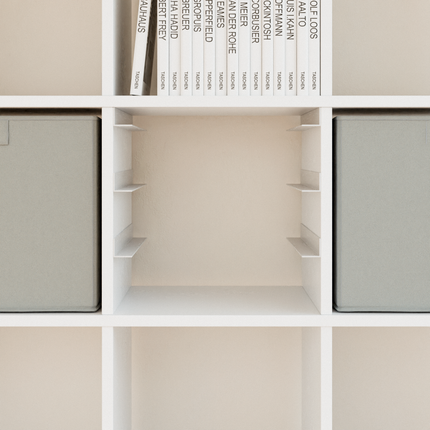 Ikea Kallax Halterung für Trofast Boxen Schienensystem mit passenden Kisten