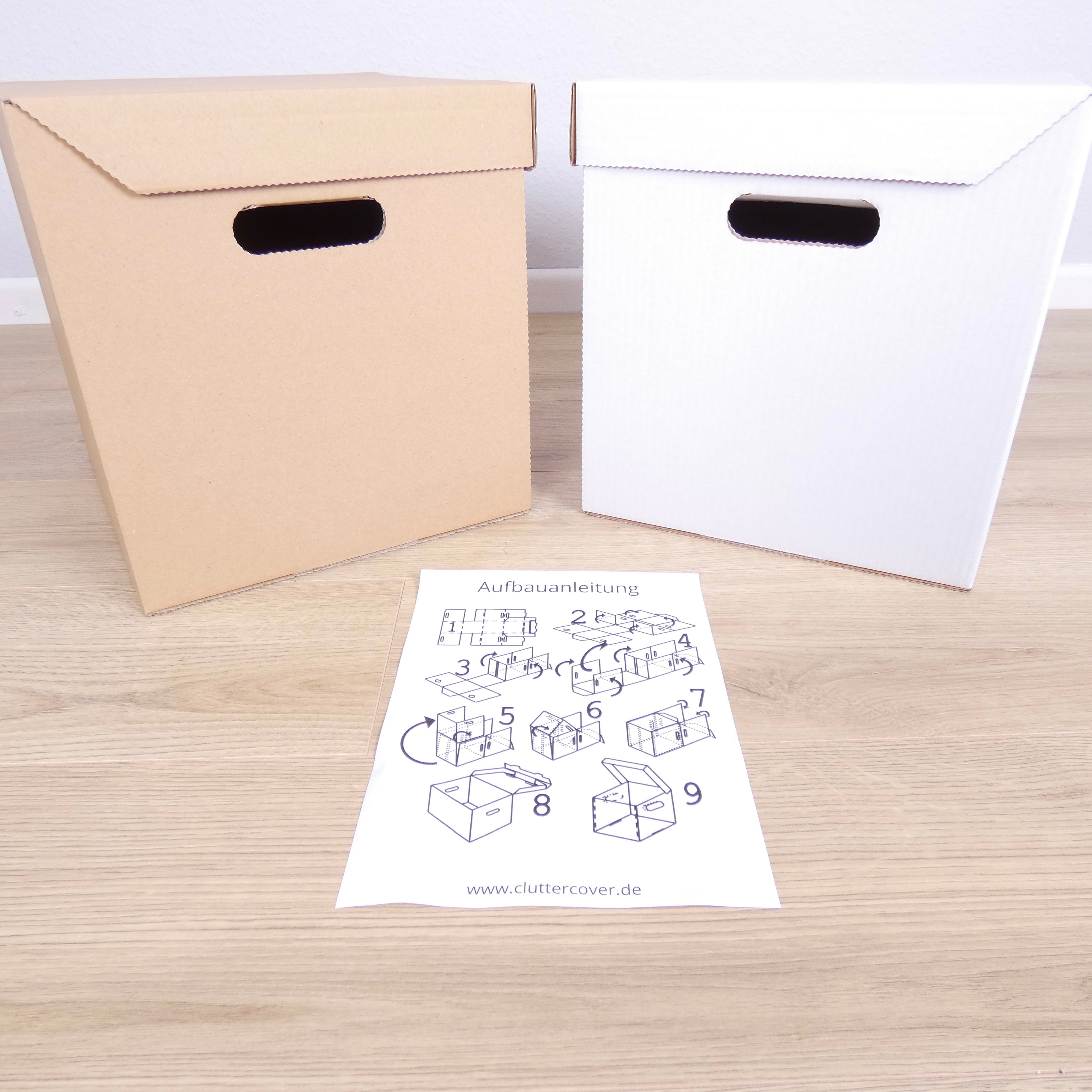 Aufbewahrungsbox mit Deckel, Kisten Stoffbox