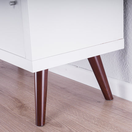 Furniture feet suitable for Ikea Kallax shelves - wood look