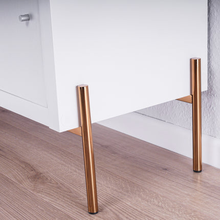 Shelf legs suitable for Kallax Ikea shelf - in GOLD and in BLACK
