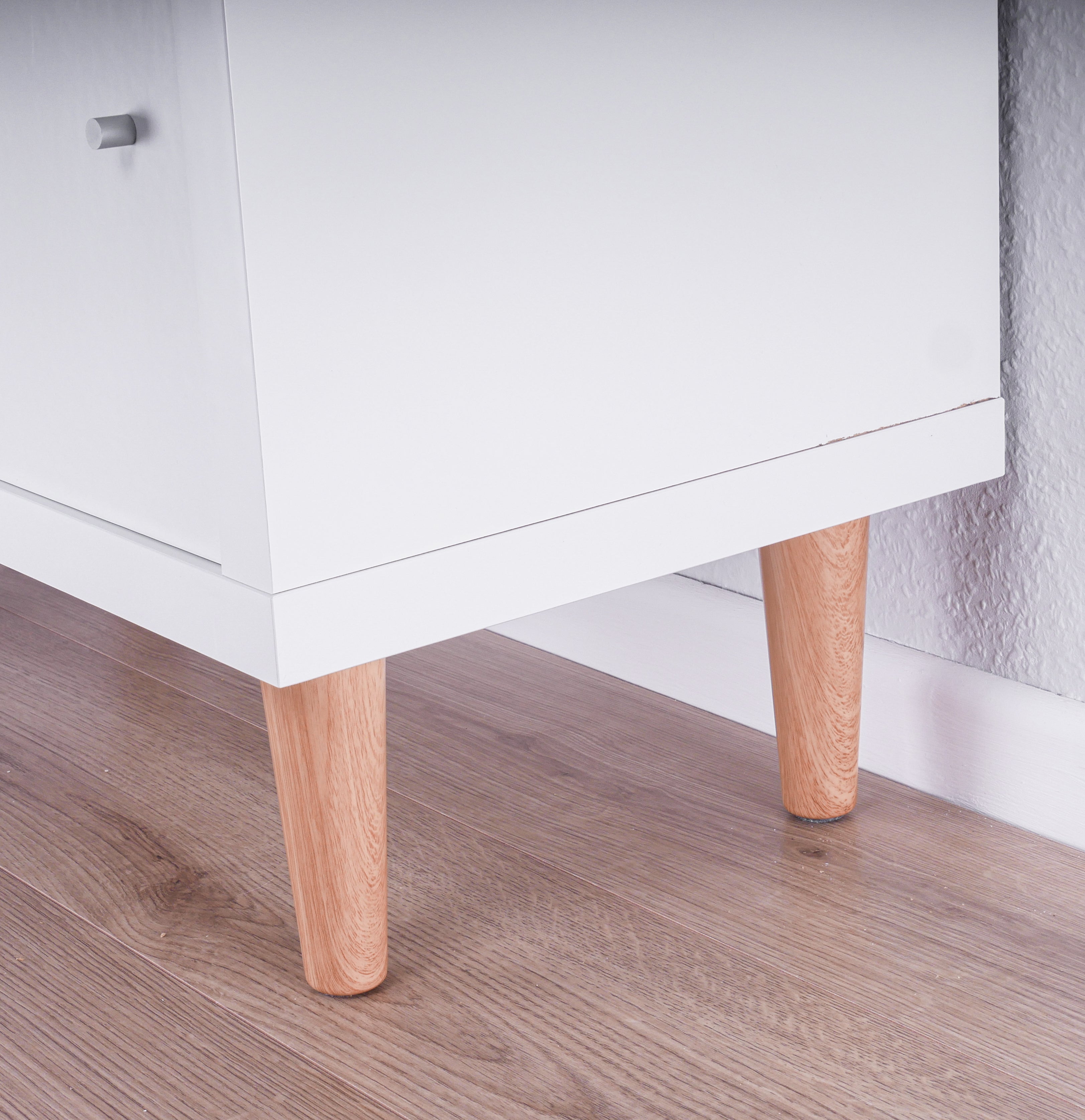 Möbelfüße Regalbeine passend für Ikea Kallax Regal - hell – Clutter Cover