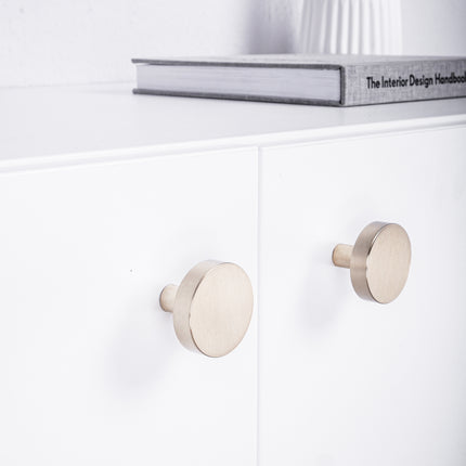 Møbler håndtag &amp; Kabinet greb – også velegnet til Ikea møbel-knop (satin)