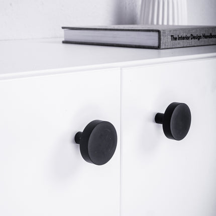 Poignées et boutons de meubles - convient également aux meubles Ikea - bouton (plat)