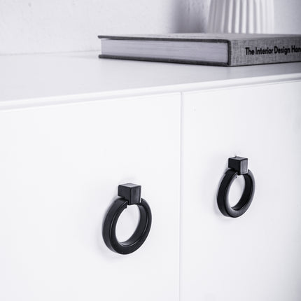 Möbelknöpfe Griffe passend für IKEA Möbel  - Ringgriff